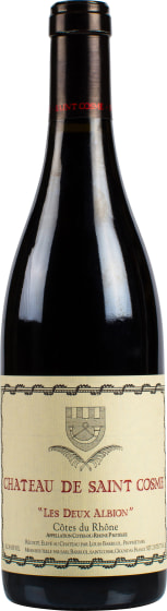 Chateau de Saint Cosme Cotes du Rhone Les Deux Albion 2022 Front Bottle Shot