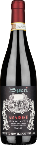 Speri Sant'Urbano Amarone della Valpolicella Classico 2018 Front Bottle Shot