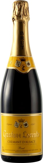 Gustave Lorentz Cremant D'Alsace Front Bottle Shot