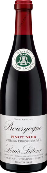 Louis Latour Bourgogne Pinot Noir 2023 Front Bottle Shot
