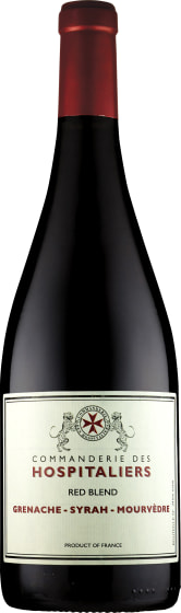 Commanderie des Hospitaliers Grenache-Syrah-Mourvedre 2023 Front Bottle Shot