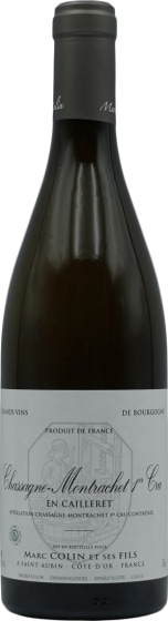 Marc Colin Chassagne-Montrachet En Cailleret Premier Cru 2023 Front Bottle Shot