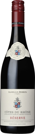Famille Perrin Reserve Cotes du Rhone Rouge 2023 Front Bottle Shot