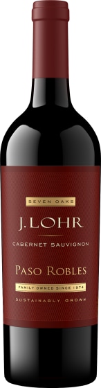J. Lohr Estates Seven Oaks Cabernet Sauvignon 2023 Front Bottle Shot