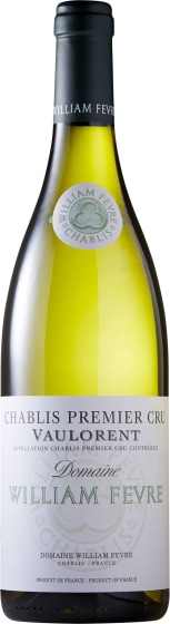 William Fevre Chablis Vaulorent Premier Cru 2023 Front Bottle Shot