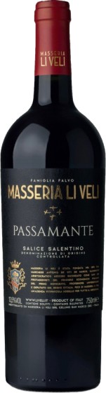 Li Veli Passamante Salice Salentino Negroamaro 2023 Front Bottle Shot