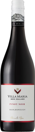 Villa Maria Private Bin Pinot Noir 2021 Front Bottle Shot