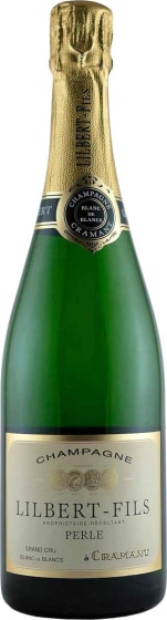 Champagne Lilbert-Fils Perle Blanc de Blancs Extra Brut Front Bottle Shot