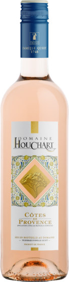 Domaine Houchart Cotes de Provence Rose 2024 Front Bottle Shot