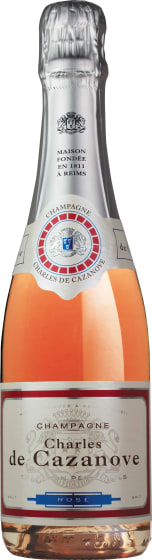 Charles de Cazanove Brut Rose Front Bottle Shot