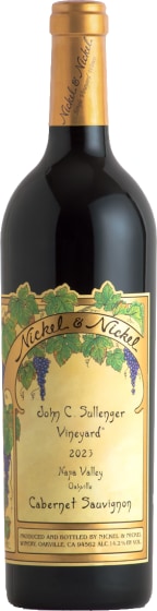 Nickel & Nickel John C. Sullenger Vineyard Cabernet Sauvignon 2023 Front Bottle Shot