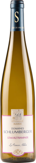 Domaines Schlumberger Les Princes Abbes Gewurztraminer 2020 Front Bottle Shot