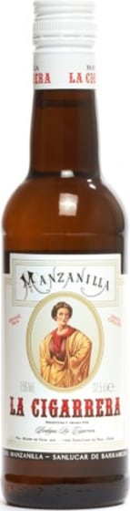La Cigarrera Manzanilla Sherry (375ML half-bottle) Front Bottle Shot