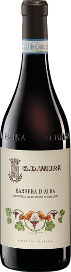 G.D. Vajra Barbera d'Alba 2024 Front Bottle Shot