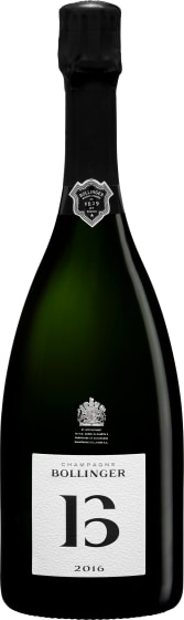 Bollinger B16 Extra Brut 2016 Front Bottle Shot