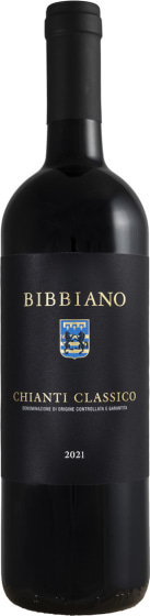 Bibbiano Chianti Classico 2021 Front Bottle Shot