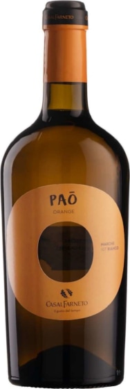 CasalFarneto Pao Orange Wine 2024 Front Bottle Shot