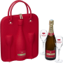 Piper-Heidsieck Cuvee Brut in Travel Case with Two Champagne Flutes Gift Product Image