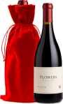 Flowers Sonoma Coast Pinot Noir with Red Velvet Gift Bag Gift Product Image