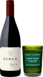 90 Point Pinot Noir & Rewined Signature Candle Gift Set Gift Product Image