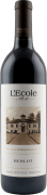 L'Ecole 41 Walla Walla Valley Estate Merlot 2021 Front Bottle Shot