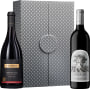Silver Oak Alexander Valley Cabernet & Twomey Pinot Noir with Silver Gift Box Gift Product Image