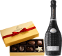 Nicolas Feuillatte Palmes d'Or Grand Cuvee & Godiva Gift Set Gift Product Image
