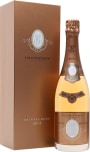 Louis Roederer Cristal Rose with Gift Box 2014 Front Bottle Shot