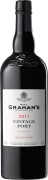 Graham's Vintage Port (375ML half-bottle) 2017 Front Bottle Shot