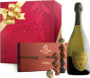 Happy Holidays with Dom Perignon & Godiva Truffles Gift Product Image