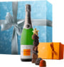 Veuve Clicquot Winter Wonderland Demi-Sec & 19-pc Godiva Chocolates Gift Product Image