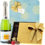 Veuve Clicquot SnowflakeNB Demi-Sec & 19-pc Godiva Chocolates Gift Product Image