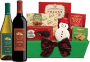 Winter Treats Wine Gift Basket Gift Product Image