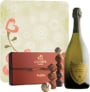Dom Perignon & Godiva Truffles Champagne Romance Gift Product Image