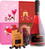Valentines Treats - Rosa Regale Sparkler & Godiva Gift Product Image