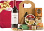Happy Holidays Gourmet Wine & Cheese Board Gift Set Gift Product Image