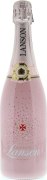 Lanson Rose Pink Sparkle Label Front Bottle Shot