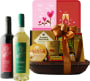 Delectable Duet Wine Gift Basket for Valentine's Day Gift Product Image