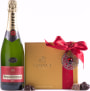 Wine & Holiday Godiva Chocolates Gift Set Gift Product Image