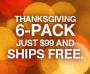 Thanksgiving 6-pack Gift Product Image