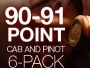  Point Cab and Pinot Sixpack Gift Product Image