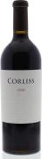 Corliss Red 2009 Front Bottle Shot
