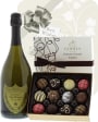 Wedding Bells, Dom Perignon, & Godiva Truffles Gift Set Gift Product Image