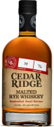 Cedar Ridge Malted Rye Whiskey Front Bottle Shot