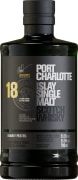 Bruichladdich Port Charlotte 18 Year Old Single Islay Malt (2025 Release) (700ML)  Front Bottle Shot