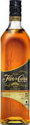 Flor de Cana 5 Year Black Label Rum Front Bottle Shot