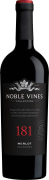 Noble Vines 181 Lodi Merlot 2021  Front Bottle Shot