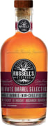 Russell's Reserve Private Barrel Selection Single Barrel Kentucky Straight Bourbon Whiskey Front Bottle Shot