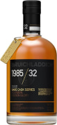 Bruichladdich 32 Year Old & Rare Single Malt Scotch Whisky 1985 Front Bottle Shot
