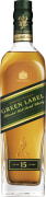 Johnnie Walker 15 Year Green Label Blended Scotch Whisky Front Bottle Shot